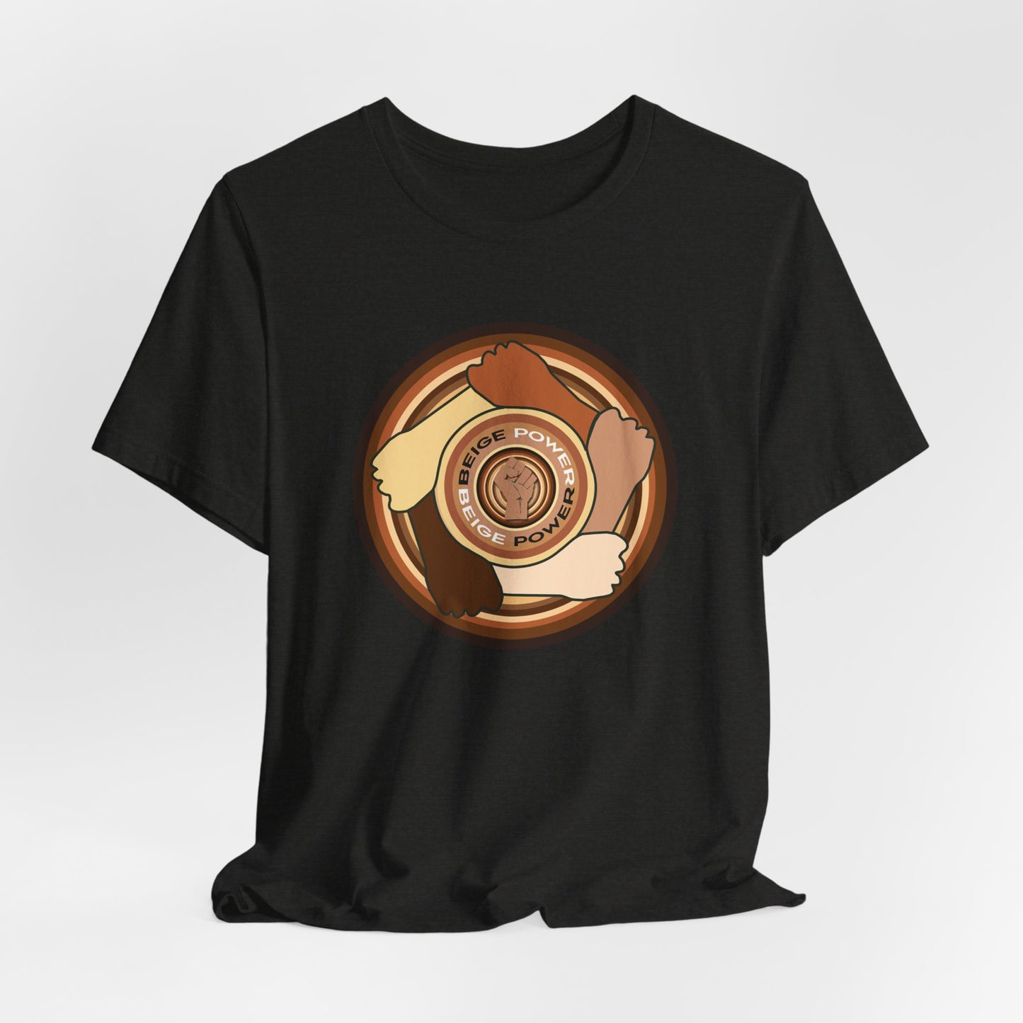 Beige Power T-Shirt Short Sleeve