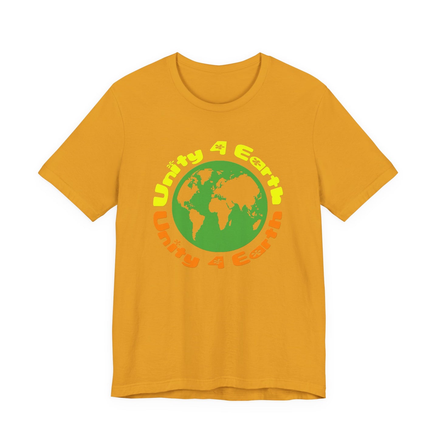 Unity 4 Earth Green Yellow T-Shirt Short Sleeve