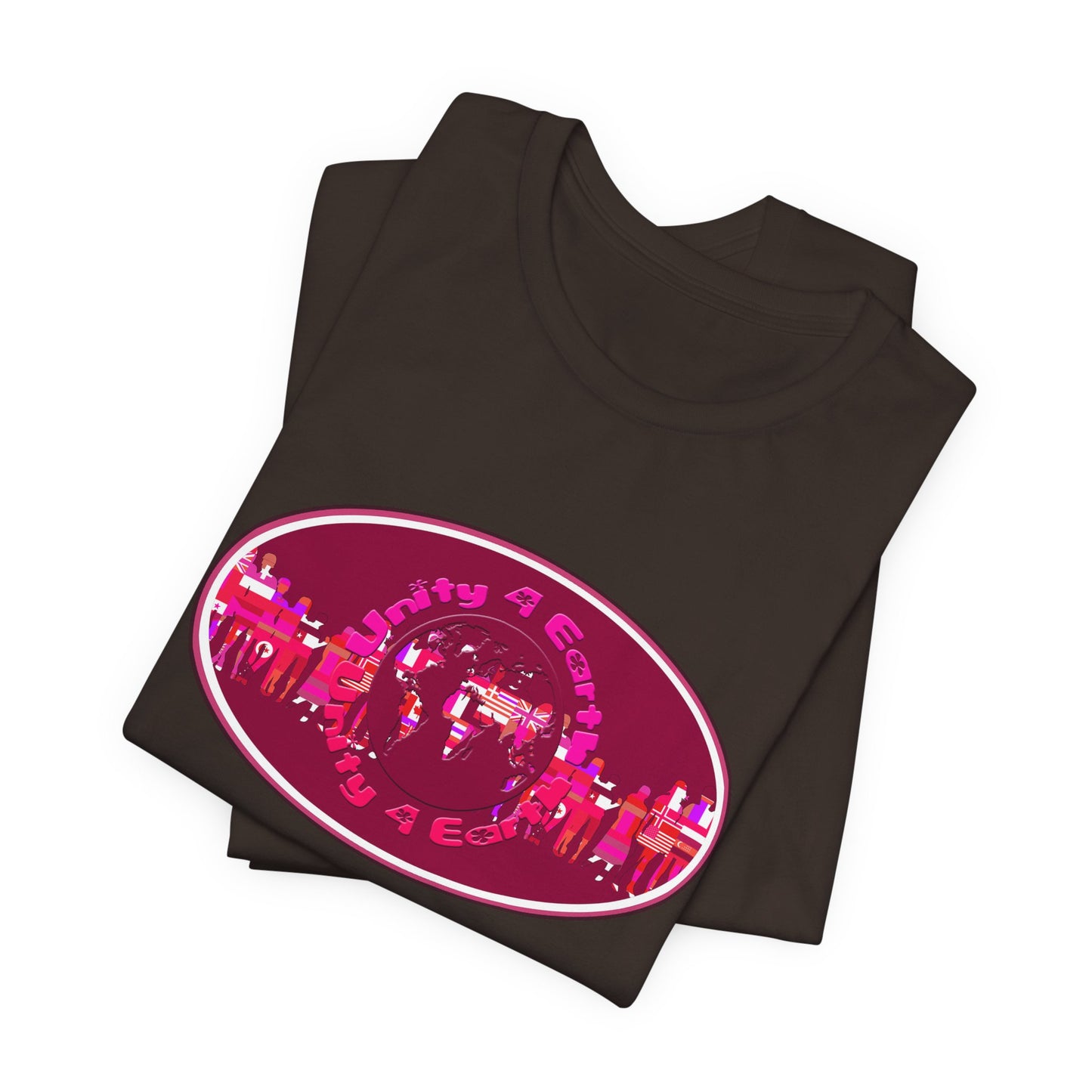 Unity 4 Earth Oval T-Shirt Short Sleeve
