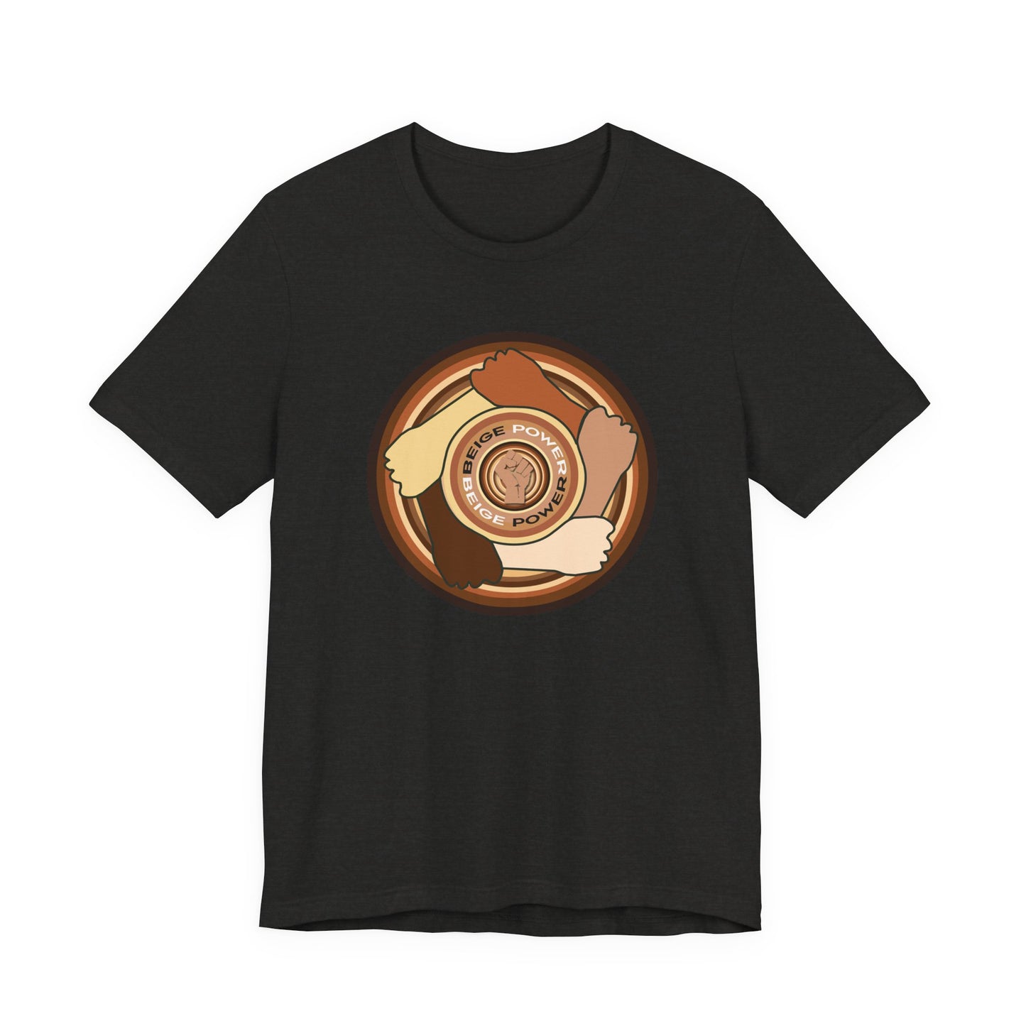 Beige Power T-Shirt Short Sleeve