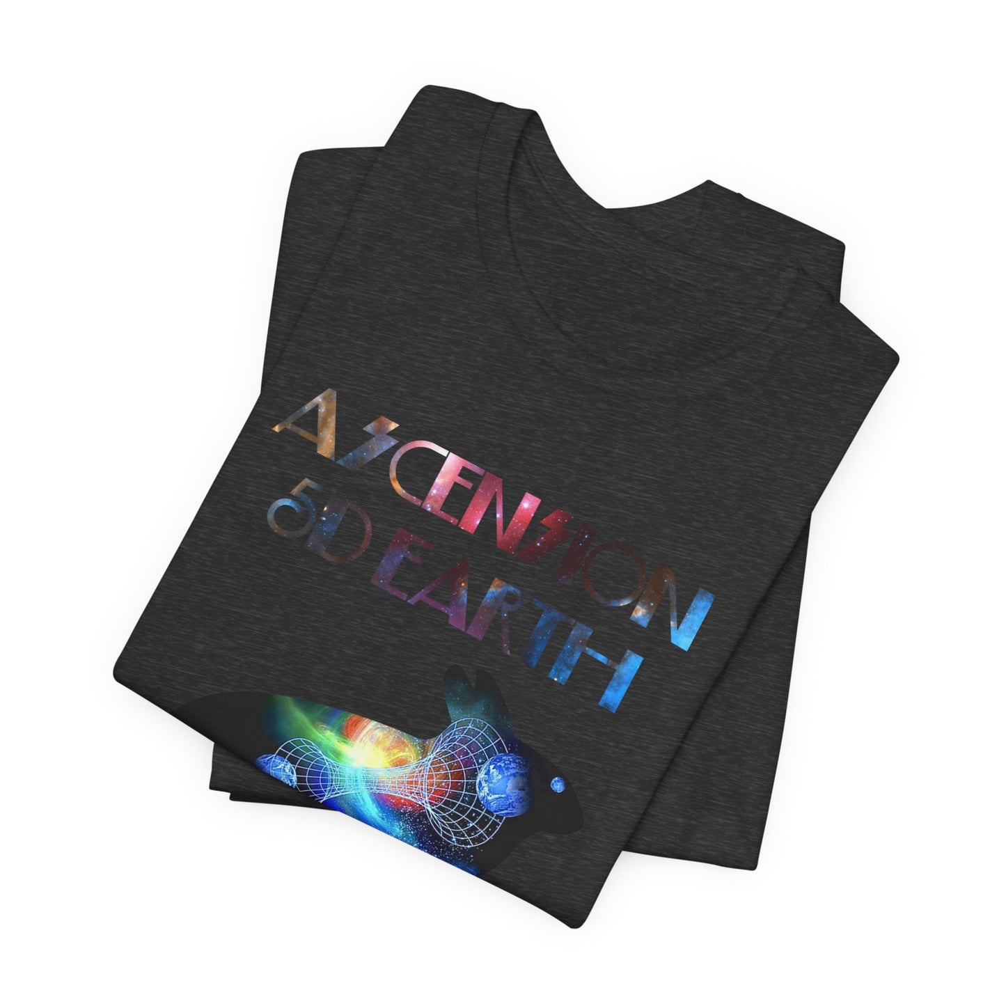 Ascension 5D Earth Rabbit T-Shirt Short Sleeve