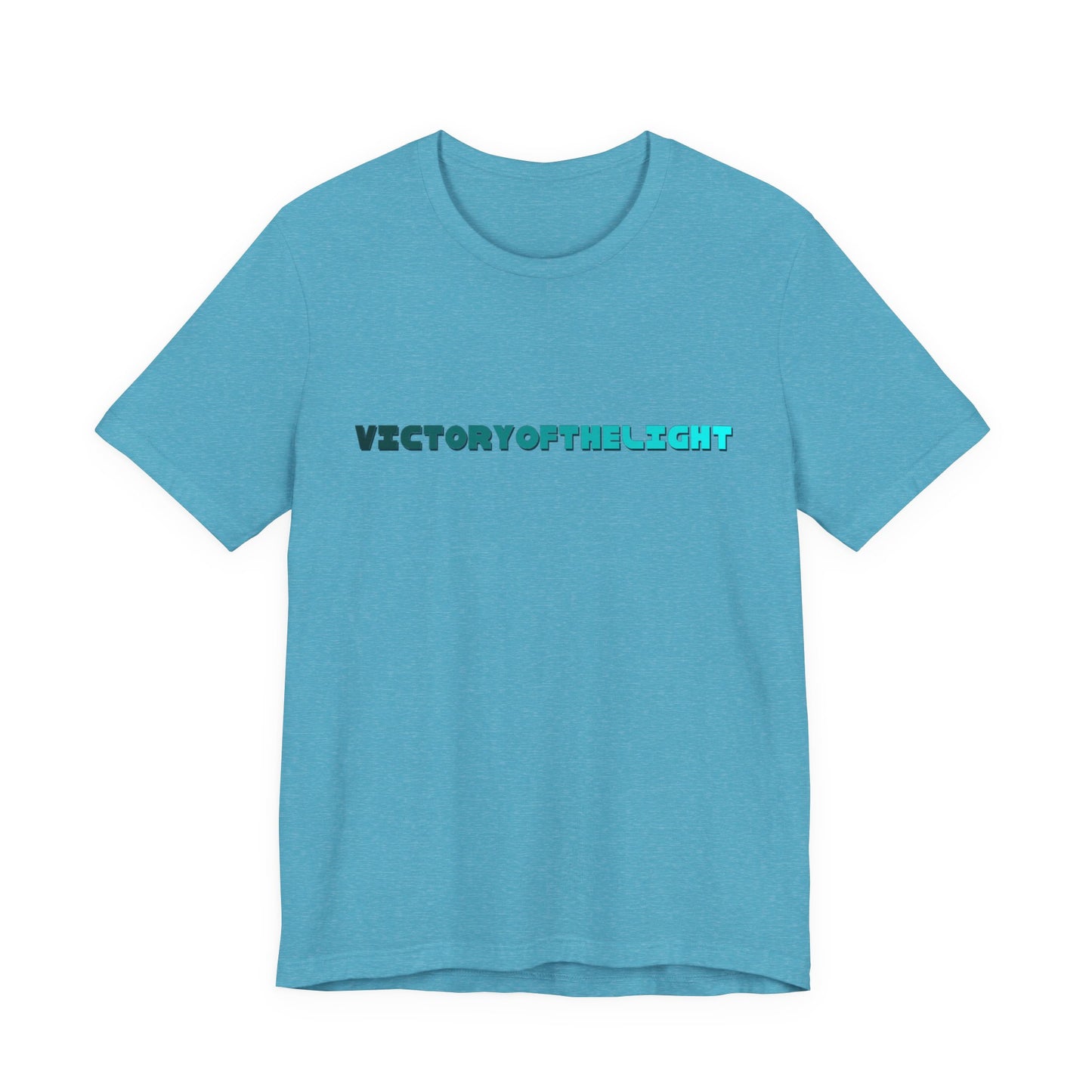 Victory Of The Light  Blue Banner T-Shirt Short Sleeve