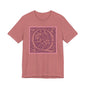 Q Scroll Wine T-Shirt Short Sleeve