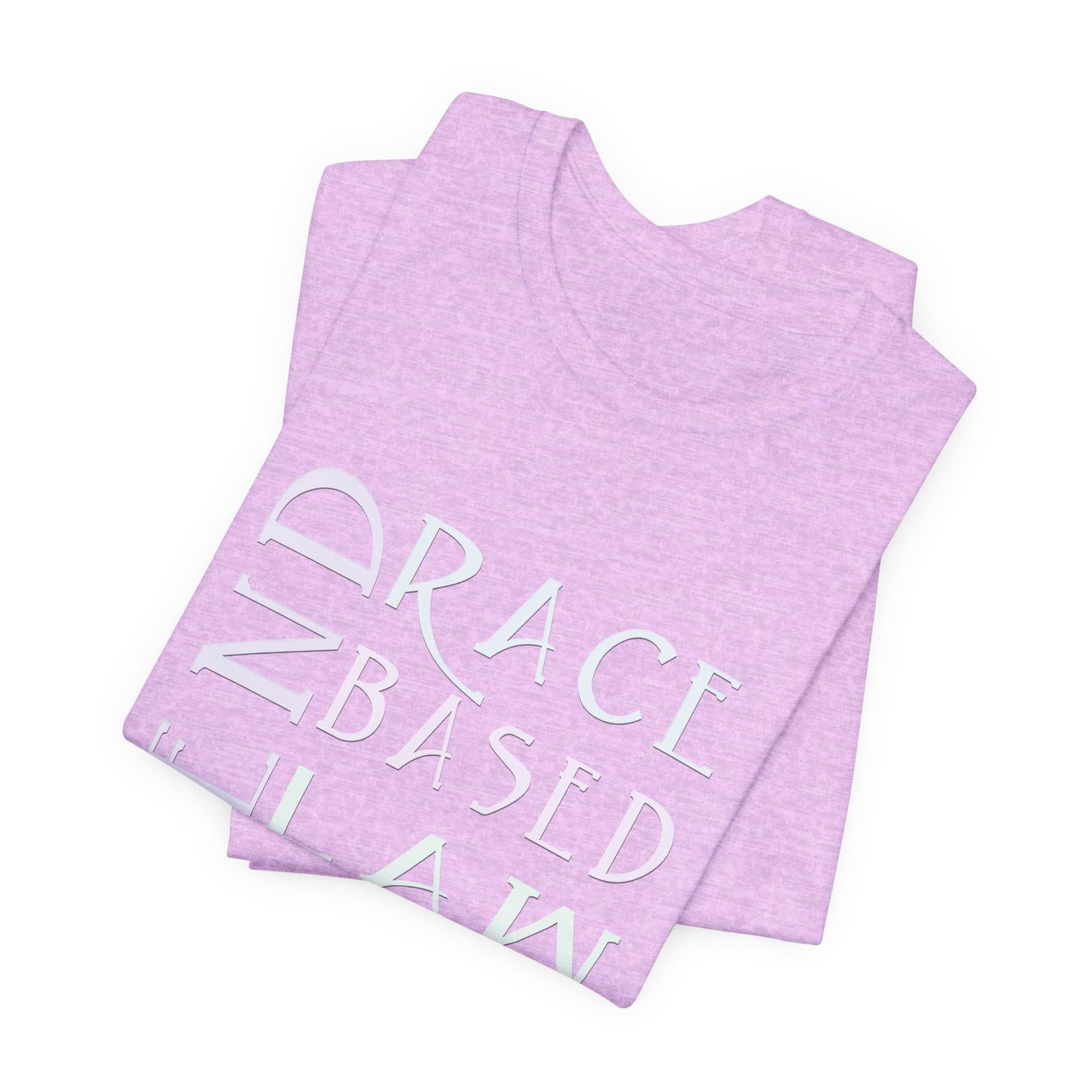 END RACE BASED LAW  Slim Pastel T-Shirt Short Sleeve