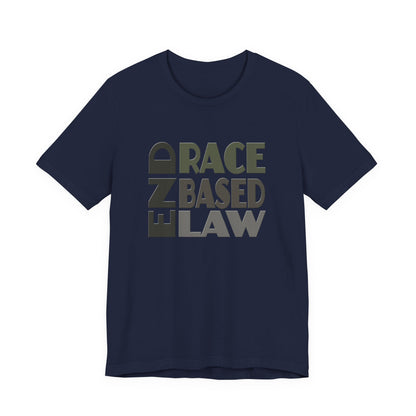 END RACE BASED LAW Grey T-Shirt Short Sleeve