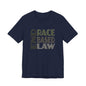 END RACE BASED LAW Grey T-Shirt Short Sleeve