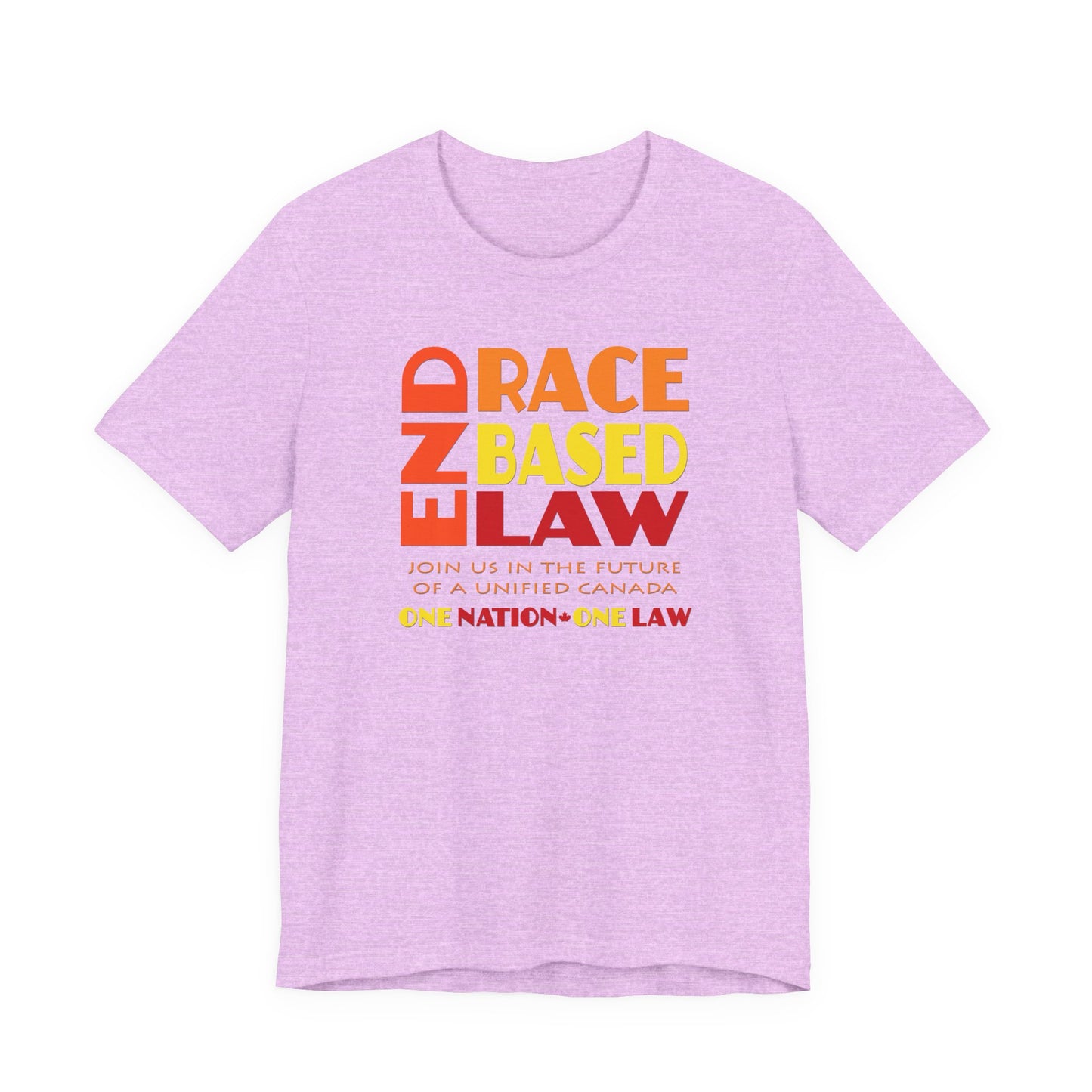 END RACE BASED LAW Canada Sunset T-Shirt Short Sleeve
