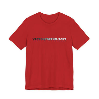 Victory Of The Light Grey Banner T-Shirt Short Sleeve