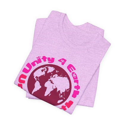 Unity 4 Earth Pink T-Shirt Short Sleeve