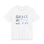 END RACE BASED LAW  Slim Blue T-Shirt Short Sleeve