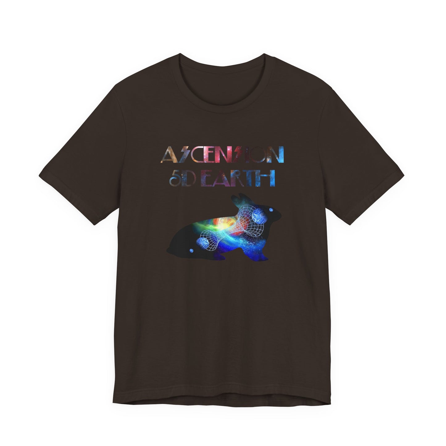 Ascension 5D Earth Rabbit T-Shirt Short Sleeve