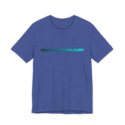 Victory Of The Light  Blue Banner T-Shirt Short Sleeve