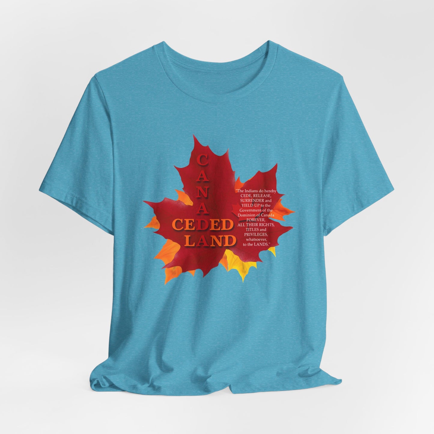 Canada Ceded Land T-Shirt Short Sleeve