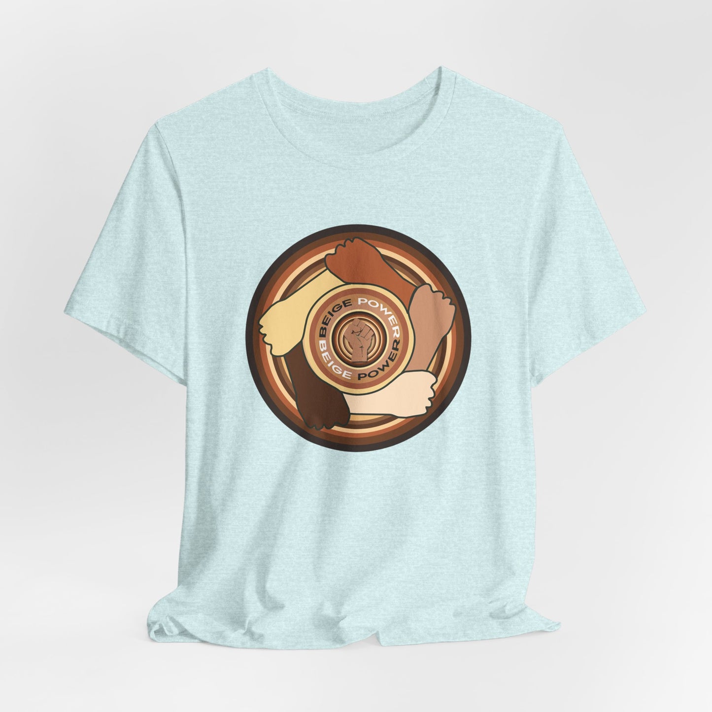 Beige Power T-Shirt Short Sleeve