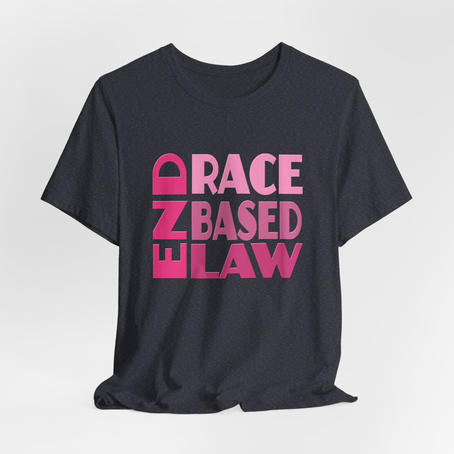 END RACE BASED LAW Pink T-Shirt Short Sleeve