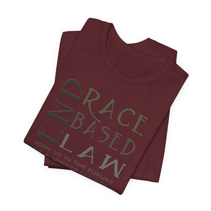 END RACE BASED LAW Canada Slim Grey T-Shirt Short Sleeve