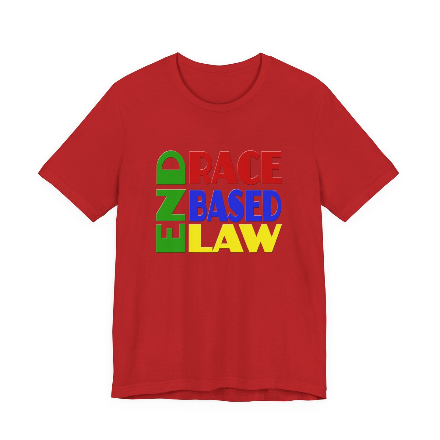 END RACE BASED LAW Crayon Colours T-Shirt Short Sleeve