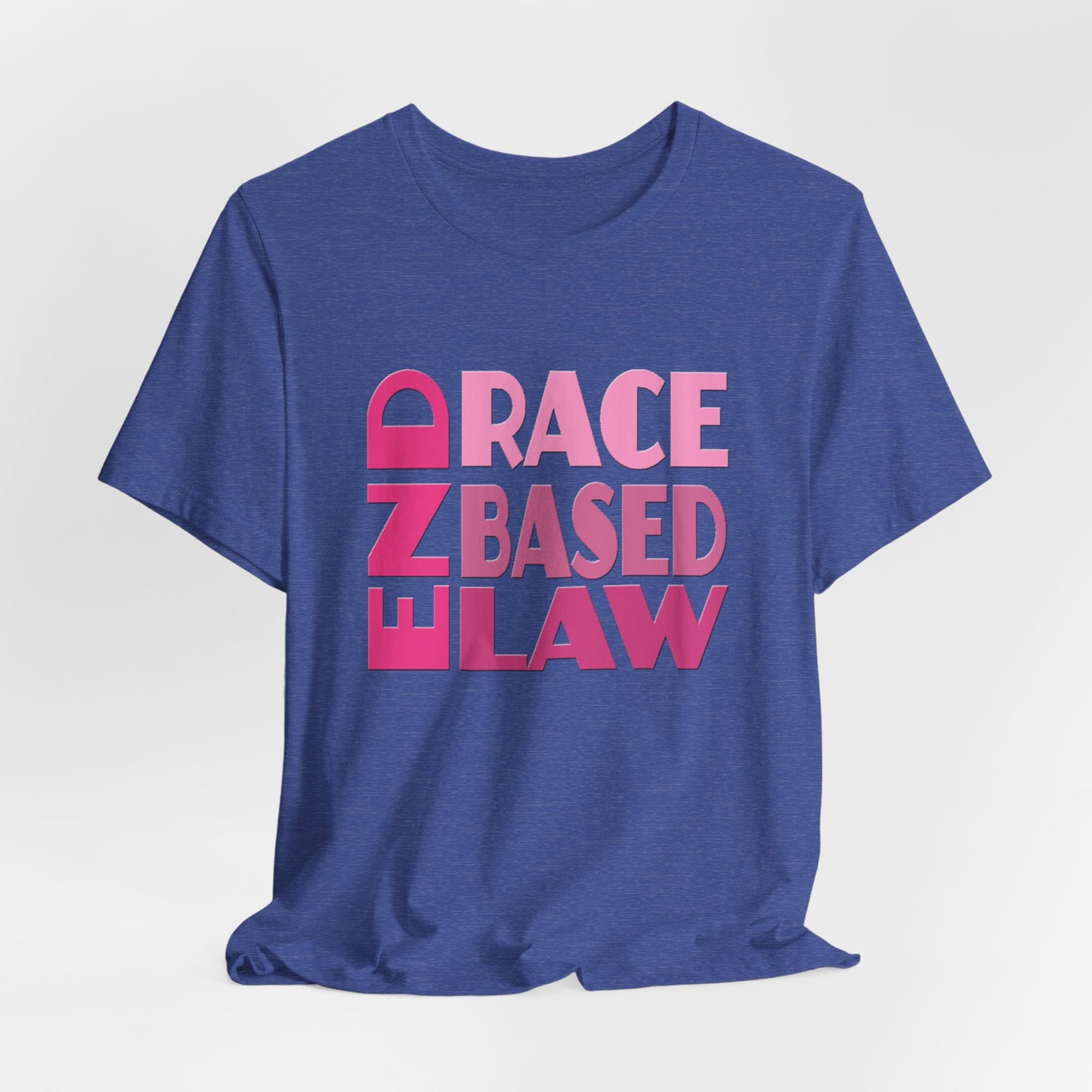 END RACE BASED LAW Pink T-Shirt Short Sleeve