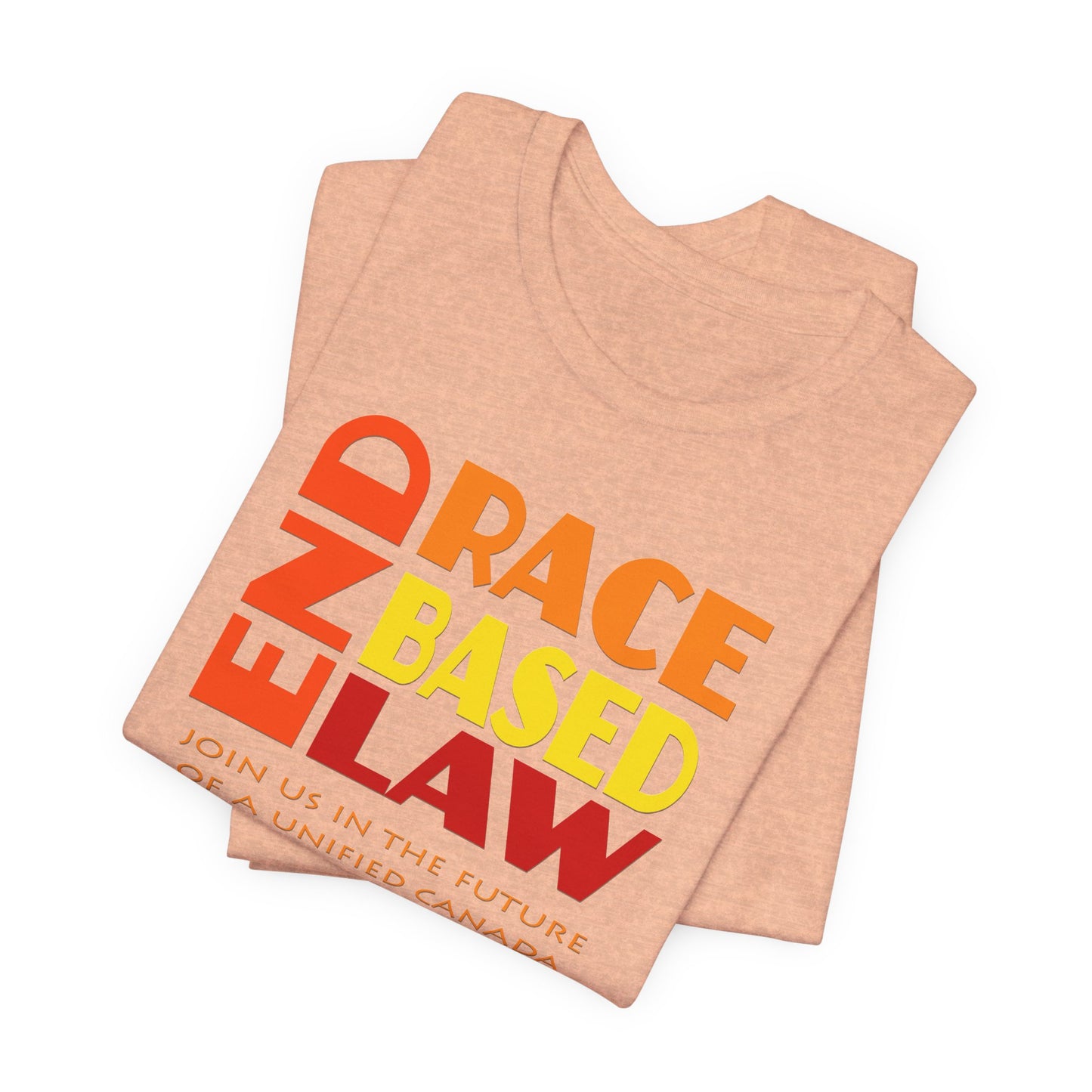 END RACE BASED LAW Canada Sunset T-Shirt Short Sleeve