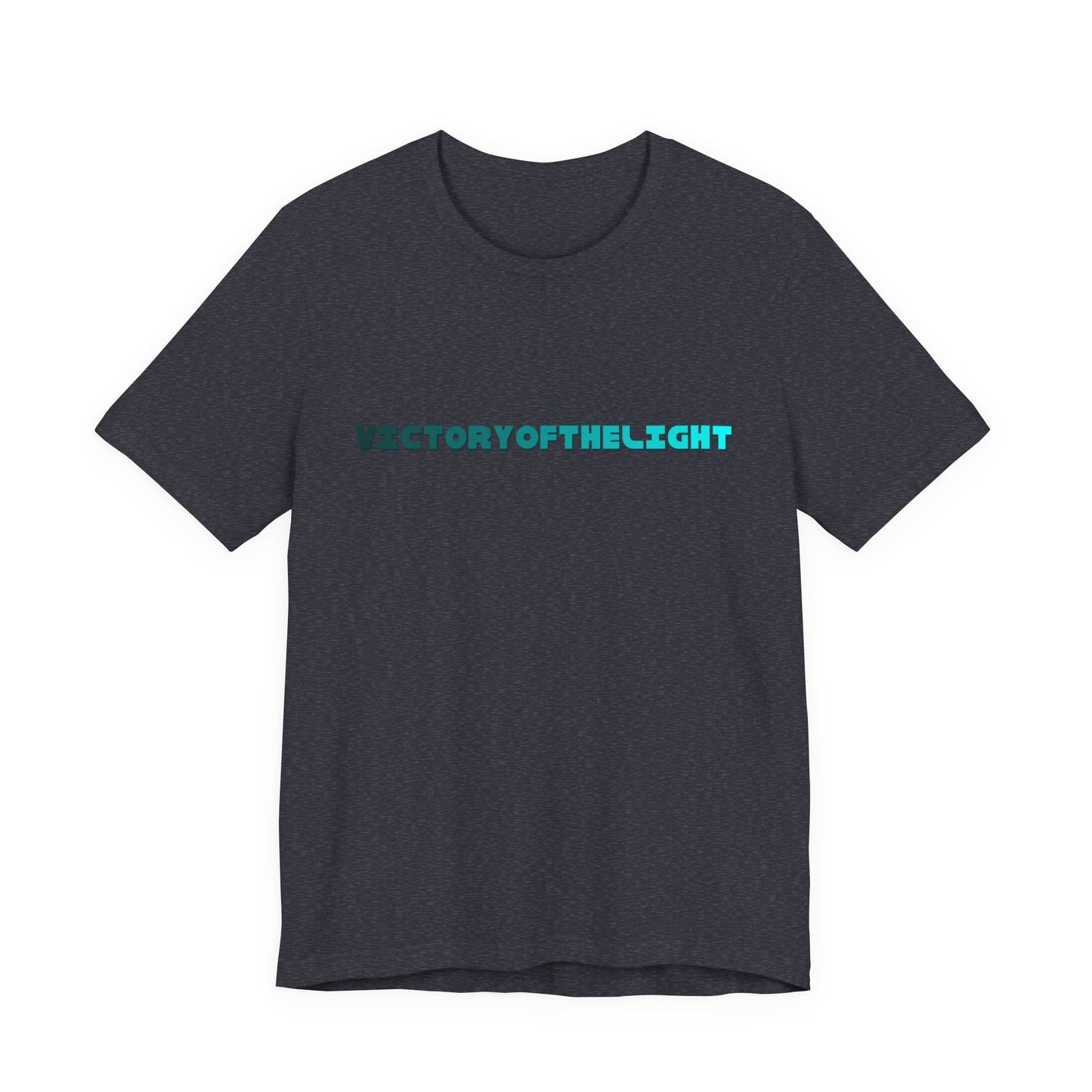 Victory Of The Light  Blue Banner T-Shirt Short Sleeve