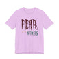 Fear Is The Virus 1 (front) 2 (back) T-Shirt Short Sleeve