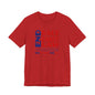 END RACE BASED LAW Canada Blue Red T-Shirt Short Sleeve