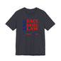 END RACE BASED LAW Canada Blue Red T-Shirt Short Sleeve