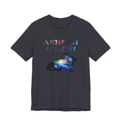 Ascension 5D Earth Rabbit T-Shirt Short Sleeve