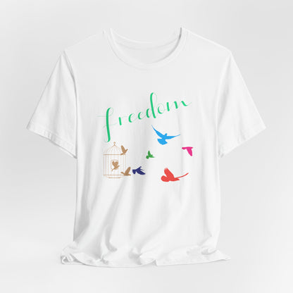 Freedom Birds T‑Shirt Short Sleeve