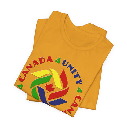 Unity 4 Canada Crayon Colours T-Shirt Short Sleeve