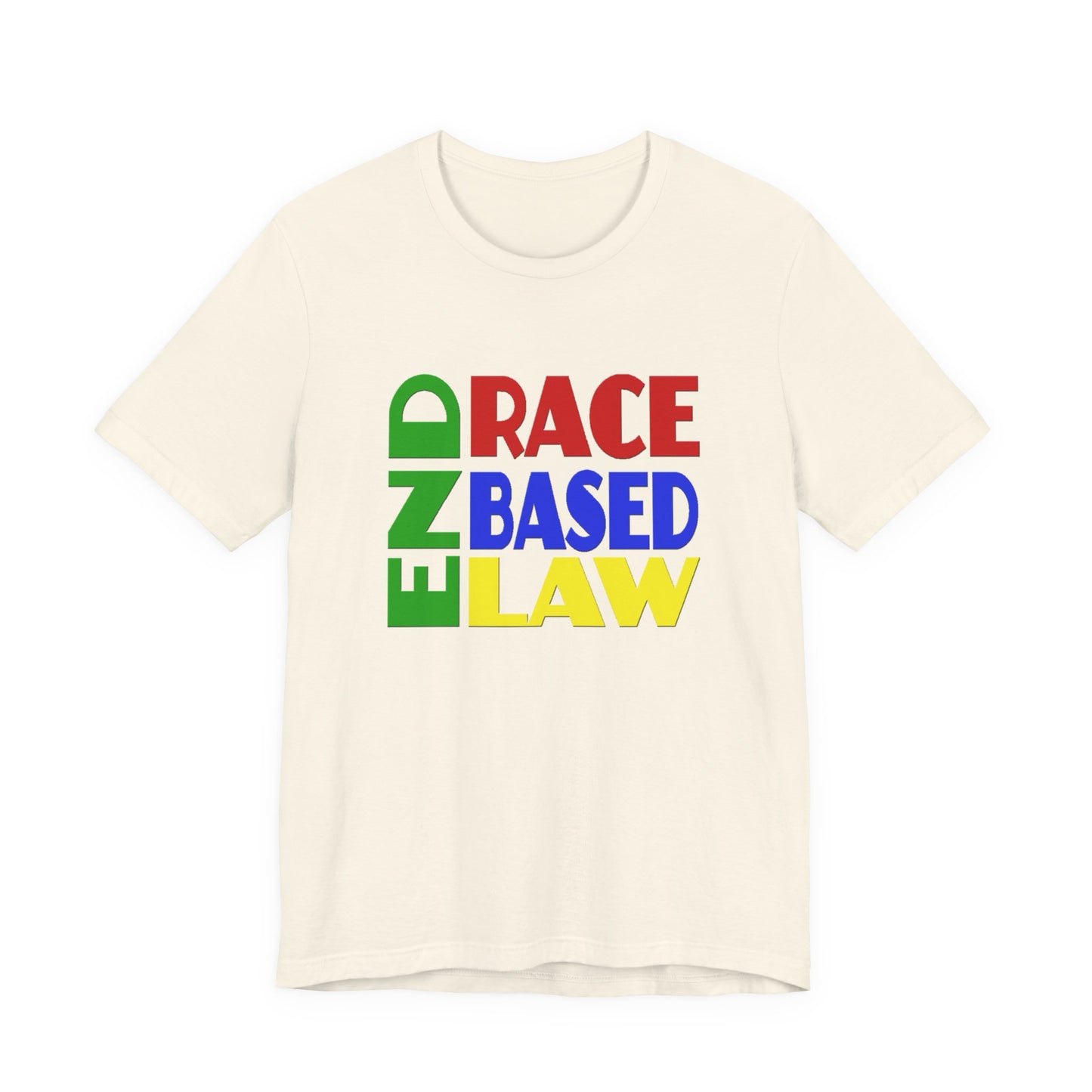 END RACE BASED LAW Crayon Colours T-Shirt Short Sleeve