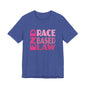 END RACE BASED LAW Pink T-Shirt Short Sleeve