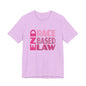 END RACE BASED LAW Pink T-Shirt Short Sleeve
