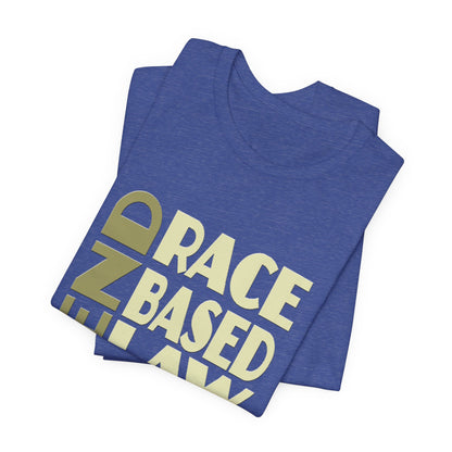 END RACE BASED LAW Beige T-Shirt Short Sleeve