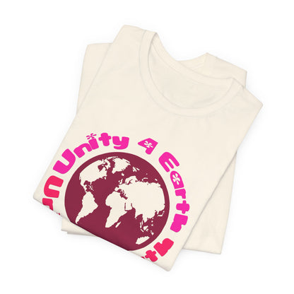 Unity 4 Earth Pink T-Shirt Short Sleeve