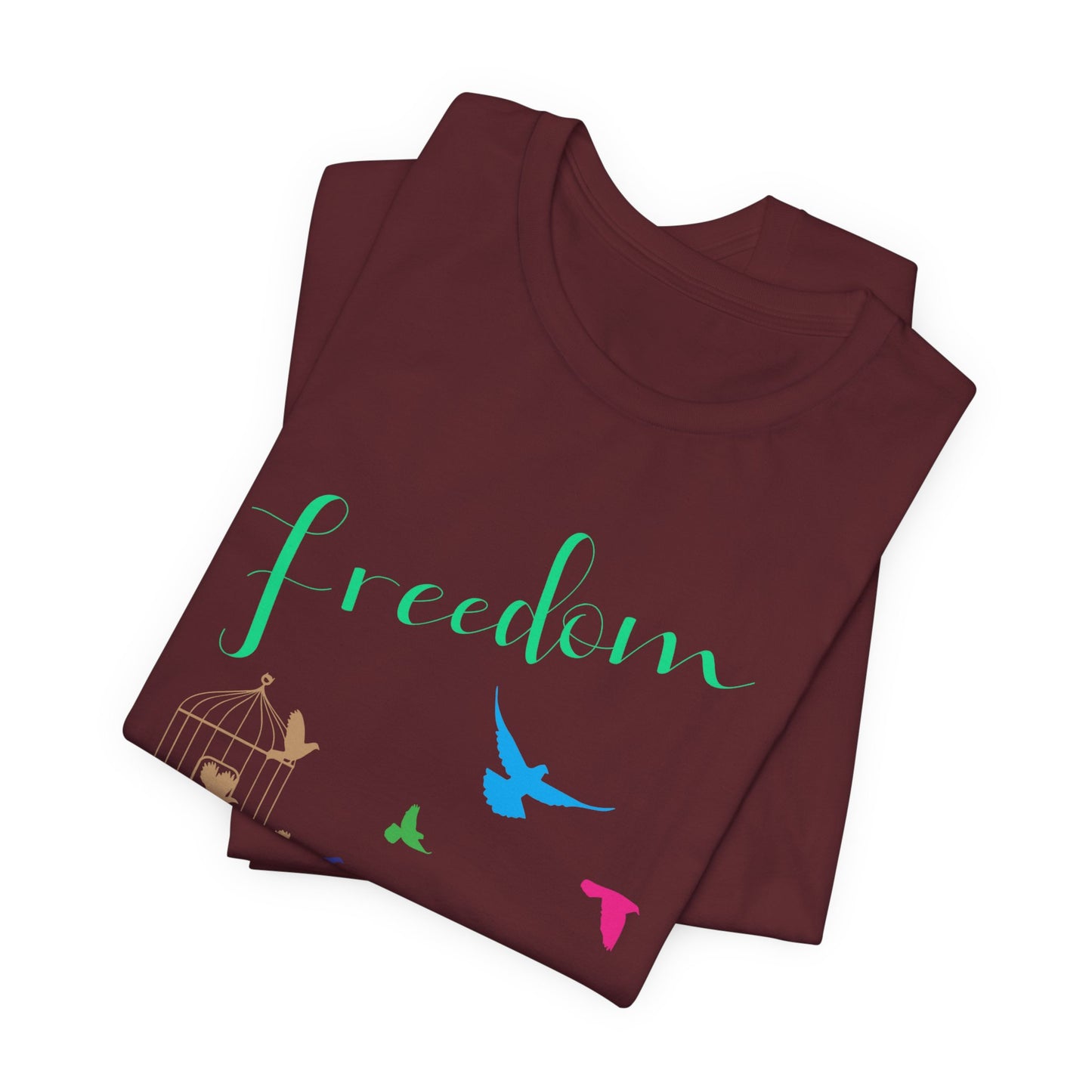 Freedom Birds T‑Shirt Short Sleeve