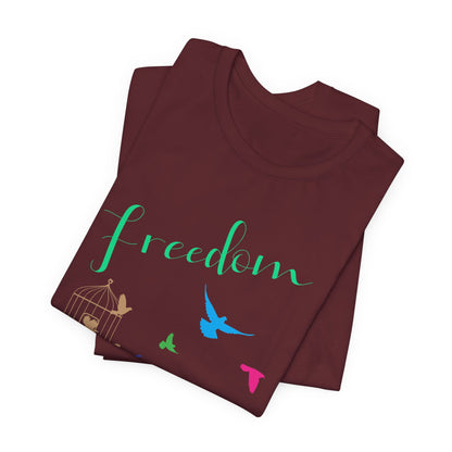 Freedom Birds T‑Shirt Short Sleeve