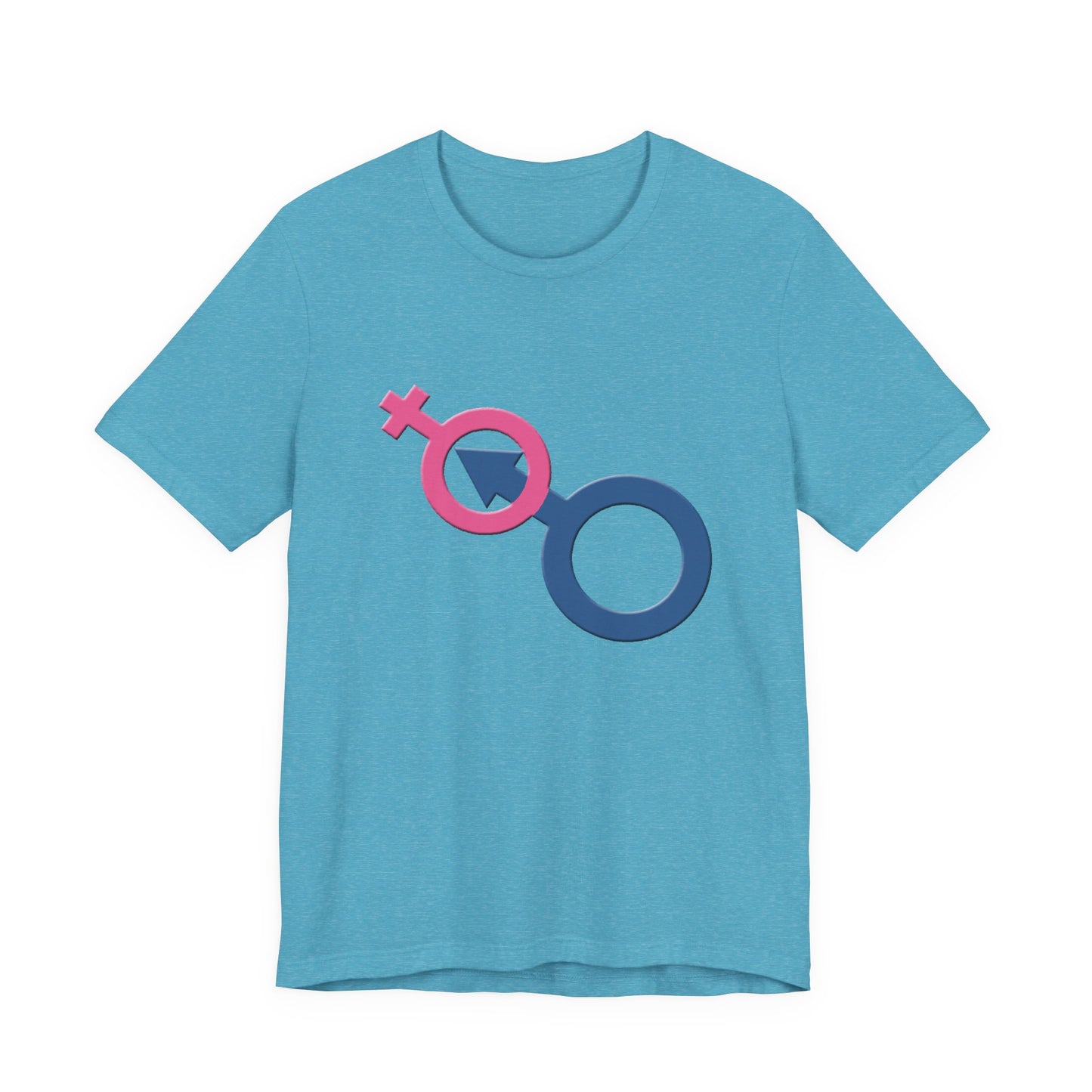 Man In Woman T-Shirt Short Sleeve