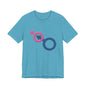 Man In Woman T-Shirt Short Sleeve