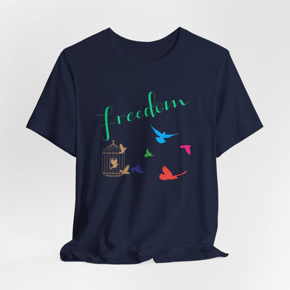 Freedom Birds T‑Shirt Short Sleeve