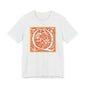 Q Scroll Orange T-Shirt Short Sleeve