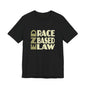 END RACE BASED LAW Beige T-Shirt Short Sleeve
