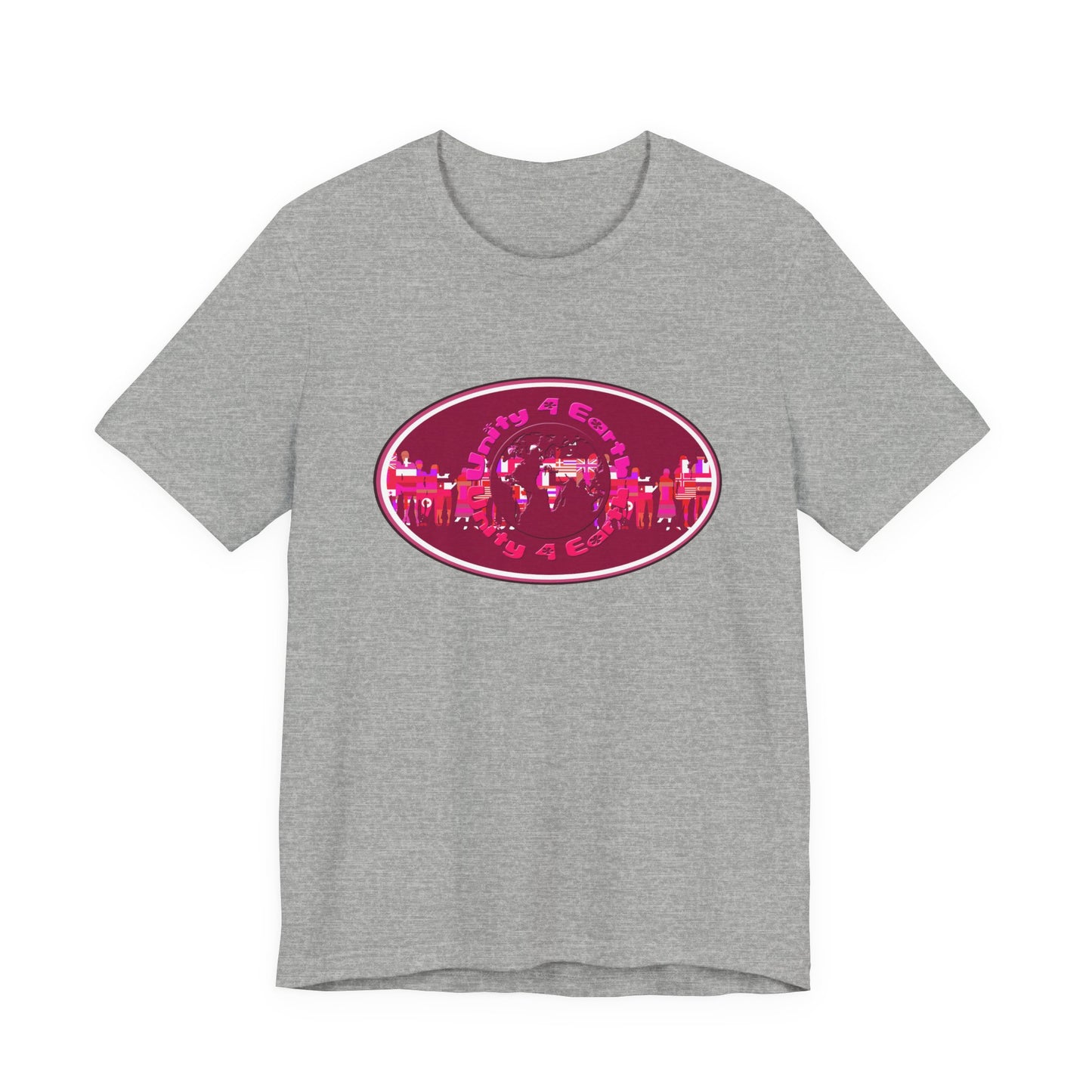 Unity 4 Earth Oval T-Shirt Short Sleeve