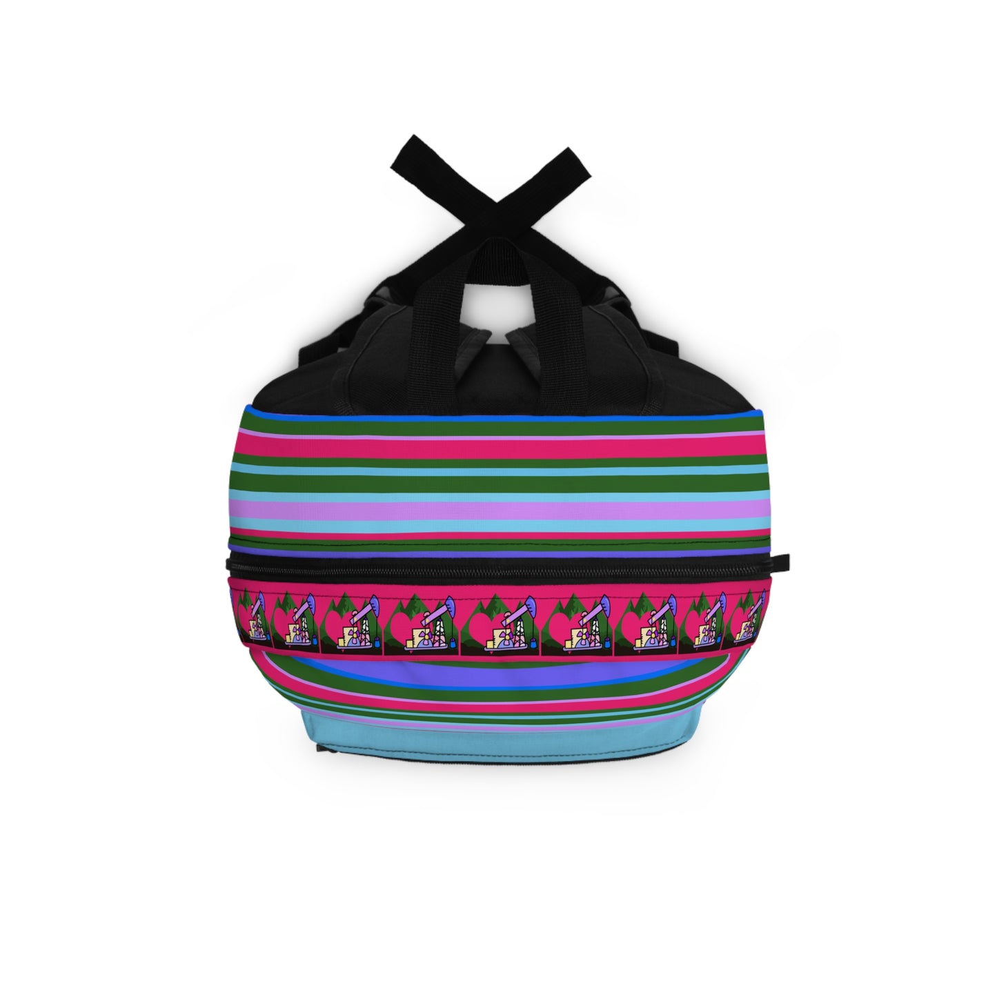 Crude Oil Heart Backpack