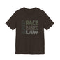 END RACE BASED LAW Grey T-Shirt Short Sleeve