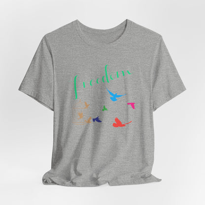 Freedom Birds T‑Shirt Short Sleeve