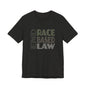 END RACE BASED LAW Grey T-Shirt Short Sleeve