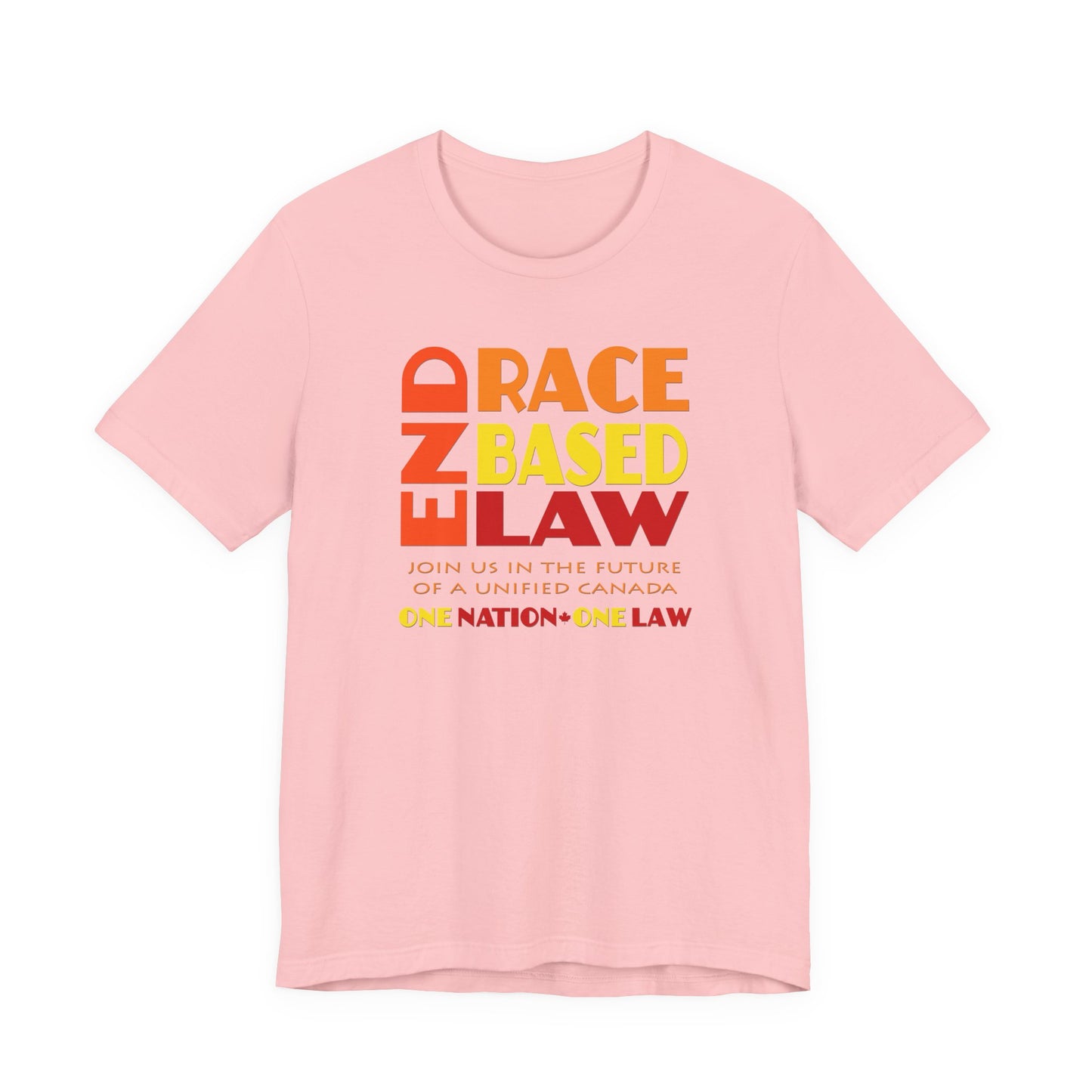 END RACE BASED LAW Canada Sunset T-Shirt Short Sleeve