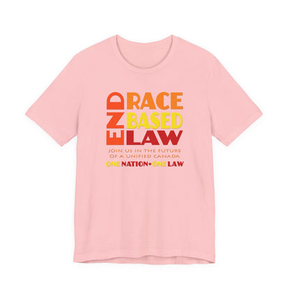 END RACE BASED LAW Canada Sunset T-Shirt Short Sleeve