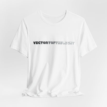 Victory Of The Light Grey Banner T-Shirt Short Sleeve
